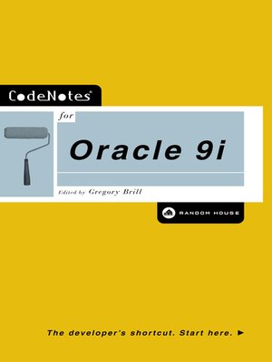 cover image of CodeNotes for Oracle 9i